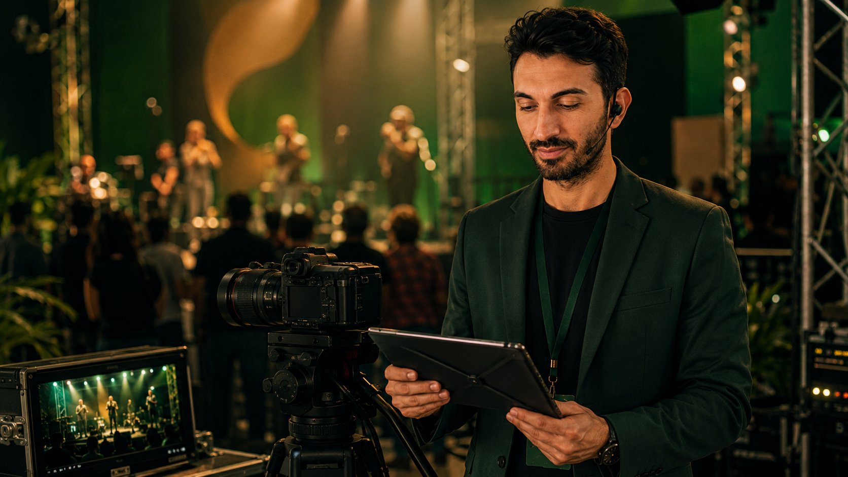 Imagem do audiovisual e registro da JA Produções